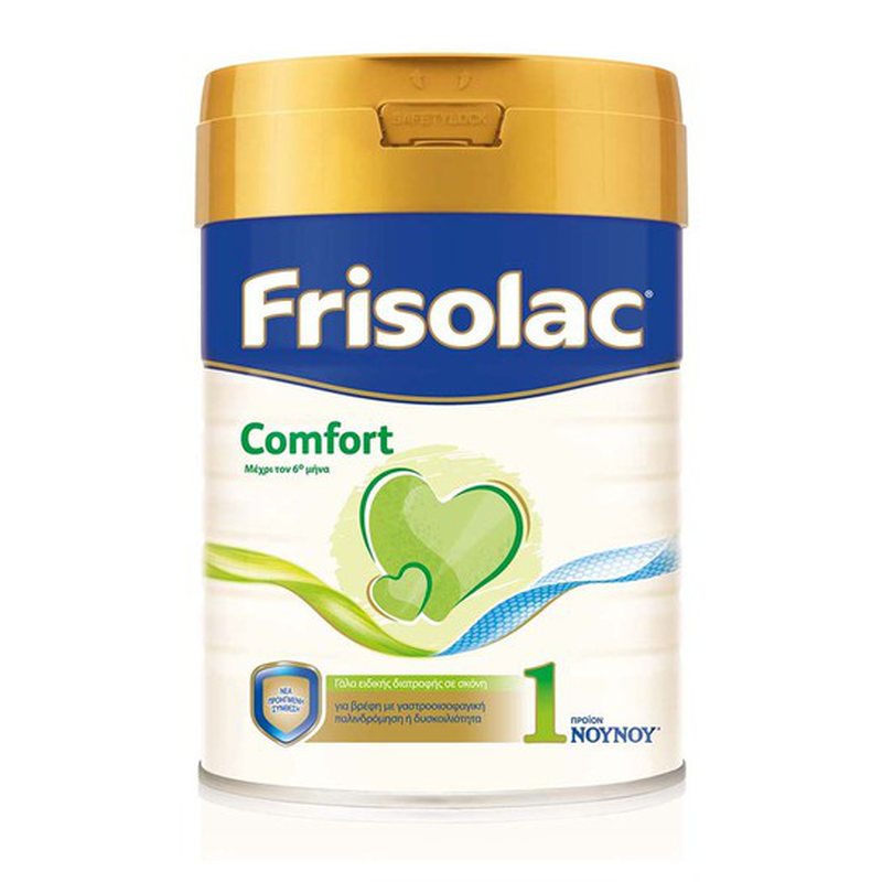 Frisolac comfort 1 | &gamma;ά&lambda;&alpha; &epsilon;&iota;&delta;&iota;&kappa;ή&sigmaf; &delta;&iota;&alpha;&tau;&rho;&omicron;&phi;ή&sigmaf; &mu;έ&chi;&rho;&iota; &tau;&omicron;&nu; 6&omicron; &mu;ή&nu;&alpha; | 400gr, , medium-null