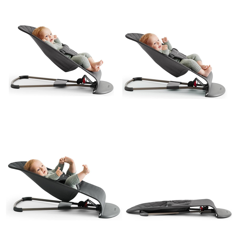 Babybjorn bouncer - 3d jersey light grey, , medium-null