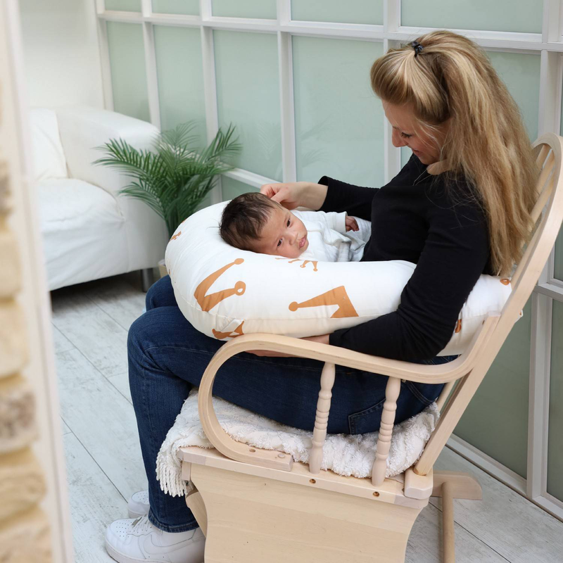 Simply good nursing pillow - brown crown, , medium-null