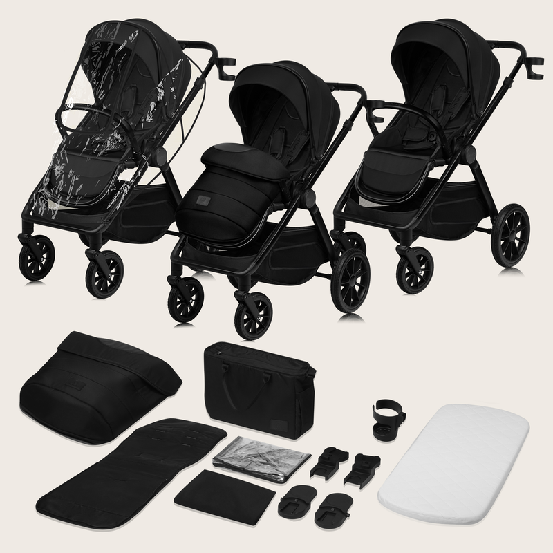 Layla 2 in 1 black onyx stroller, , medium-null
