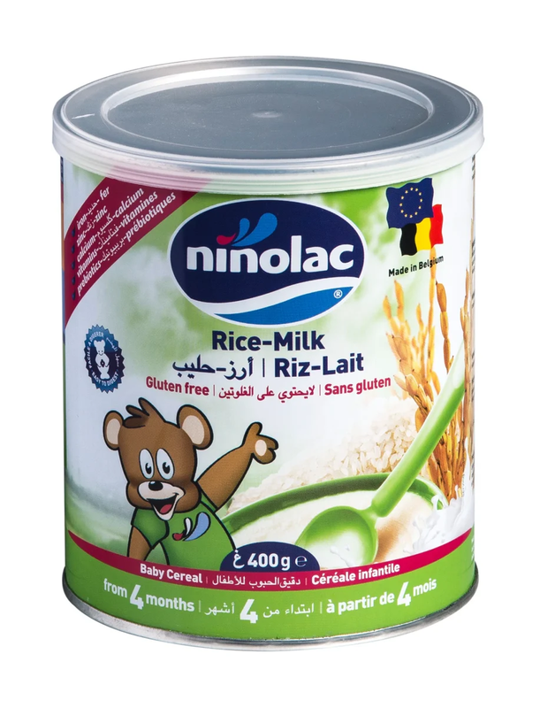 Ninolac rice - milk (rilactee), powder,, 400gr x 4m+, , medium-null