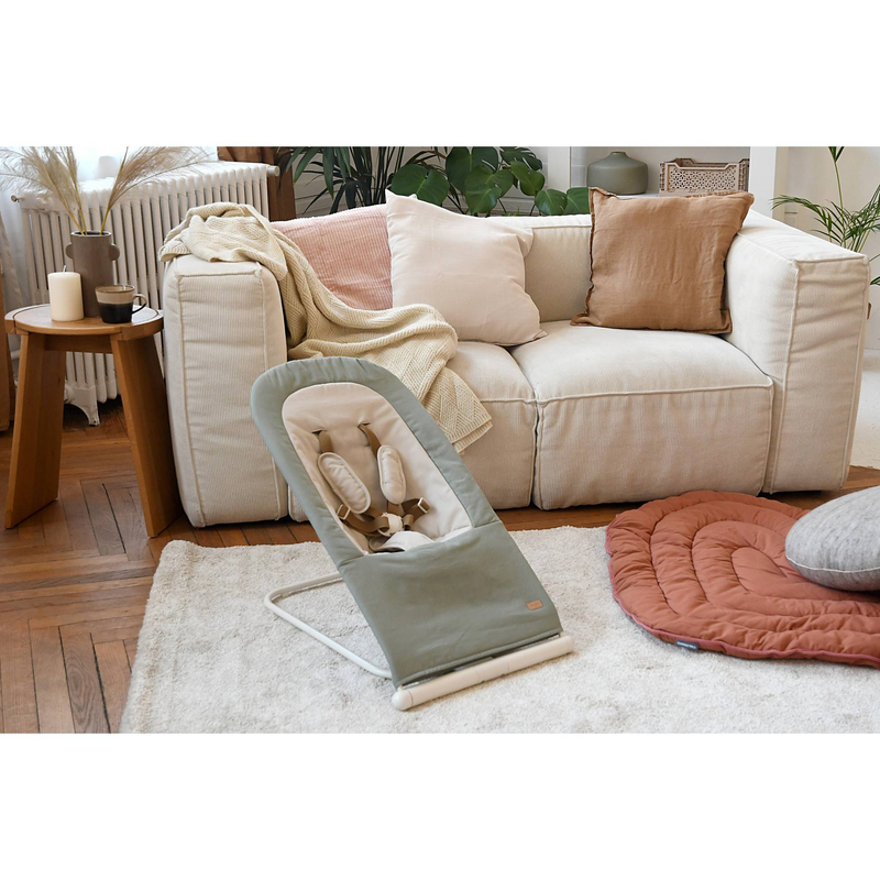 Beaba foldable bouncer easy relax - lichen, , medium-null