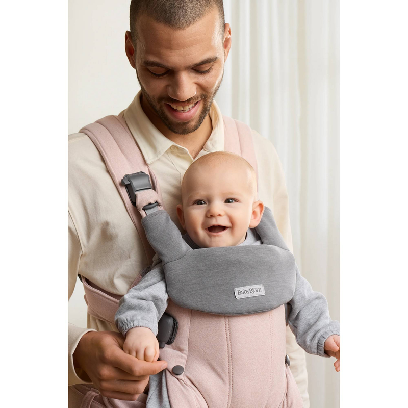Babybjorn bib for baby carrier harmony - light grey, , medium-null