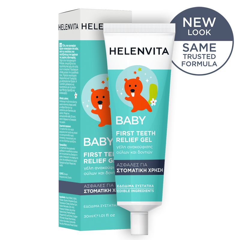 Helenvita | baby first teeth relief gel ά&mu;&epsilon;&sigma;&eta; &alpha;&nu;&alpha;&kappa;&omicron;ύ&phi;&iota;&sigma;&eta; &sigma;&tau;&alpha; &beta;&rho;&epsilon;&phi;&iota;&kappa;ά &delta;ό&nu;&tau;&iota;&alpha; & &omicron;ύ&lambda;&alpha; | 30ml, , medium-null
