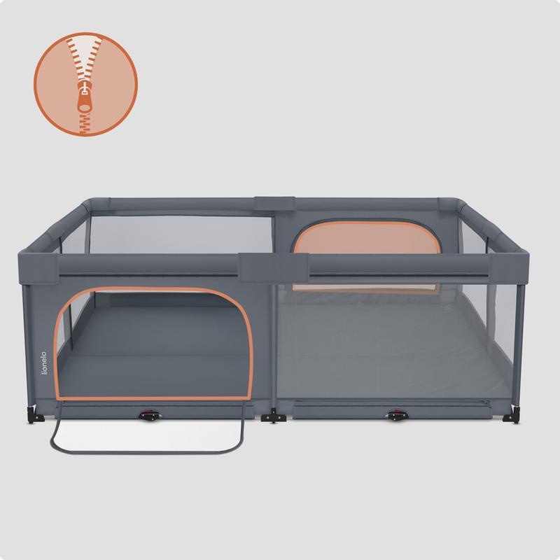 Florence easy fold grey graphite playpen 150*180cm-null