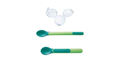 Mam heat sensitive spoons&cover, 6m+, , medium