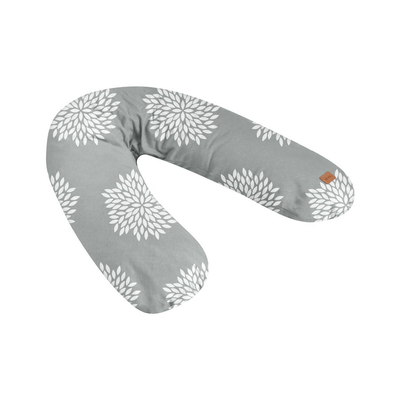 Beaba big flopsy nursing pillow - jersey flower grey, , medium