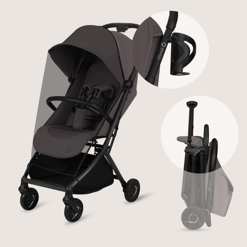 Sia beige taupe stroller-null
