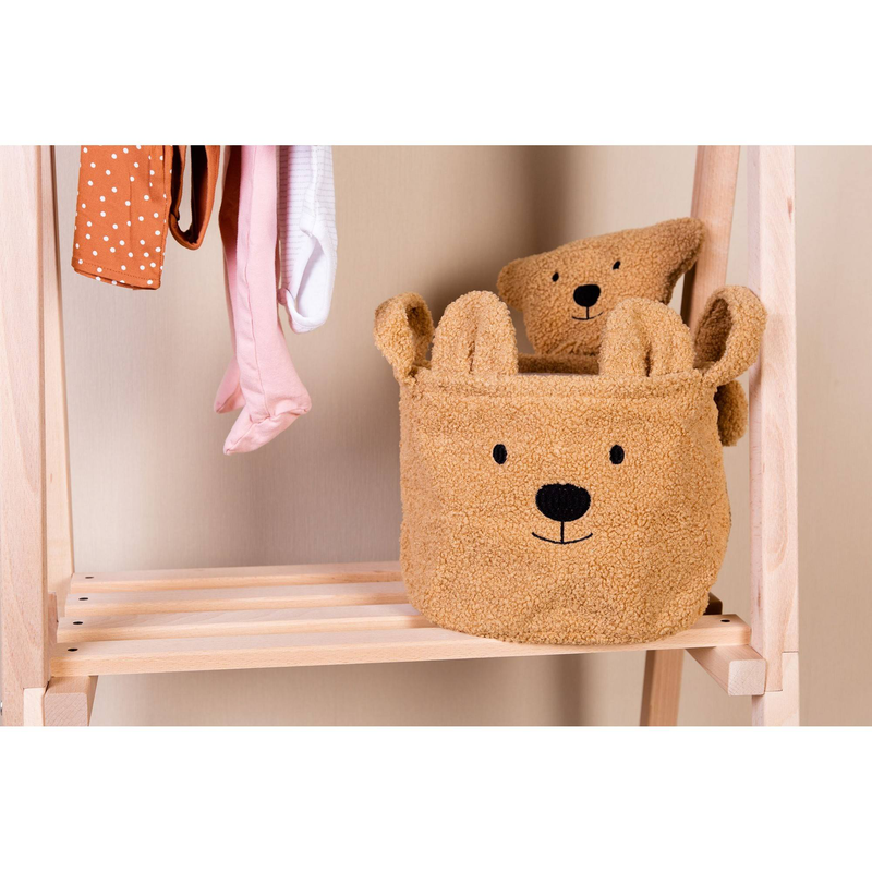 Childhome teddy baskets set of 3 - beige, , medium-null