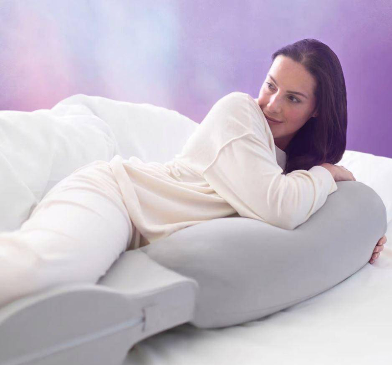 Snuz curve pregnancy pillow - grey, , medium-null