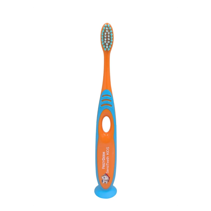 Frezyderm | sensiteeth kids toothbrush soft &mu;&alpha;&lambda;&alpha;&kappa;ή &omicron;&delta;&omicron;&nu;&tau;ό&beta;&omicron;&upsilon;&rho;&tau;&sigma;&alpha; &gamma;&iota;&alpha; 7+ e&tau;ώ&nu; &pi;&omicron;&rho;&tau;&omicron;&kappa;&alpha;&lambda;ί| 1&tau;&epsilon;&mu;, , medium-null