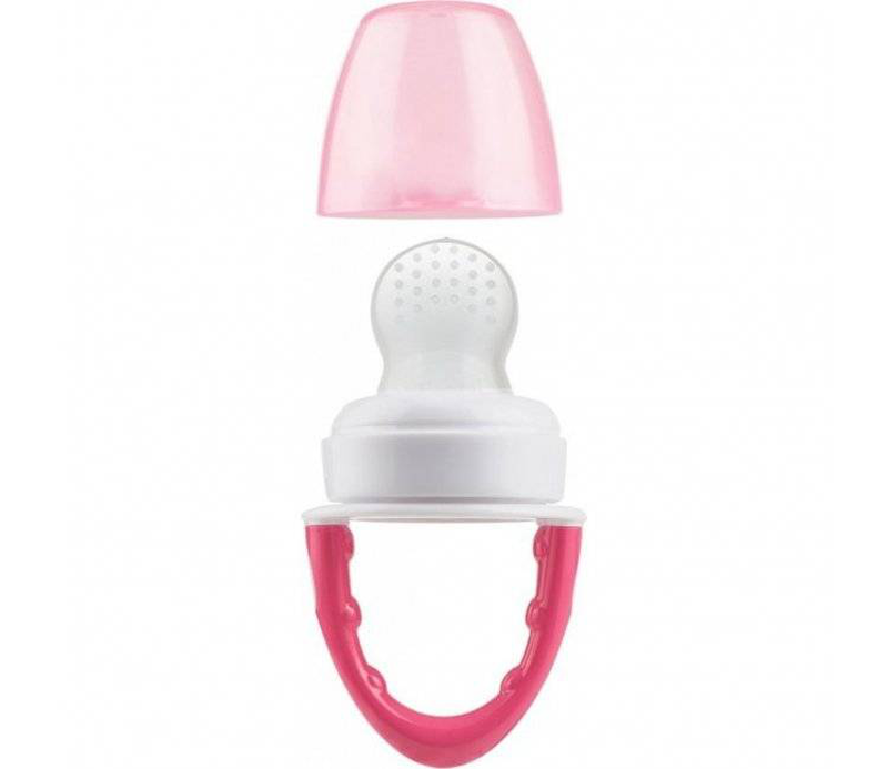 Dr. Brown's fresh firsts feeder silicone pink 4m+, , medium-null