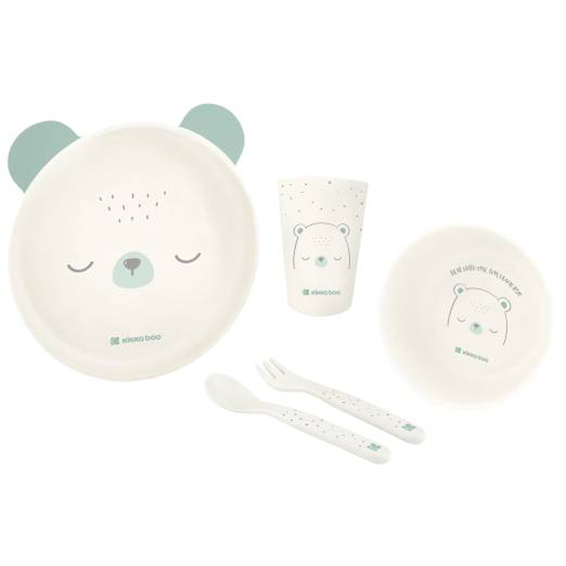 Kikka boo tableware bear with me mint, , medium-null