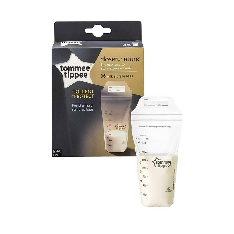 Tommee tippee closer to nature milk storage bags x 36 pieces, , medium-null