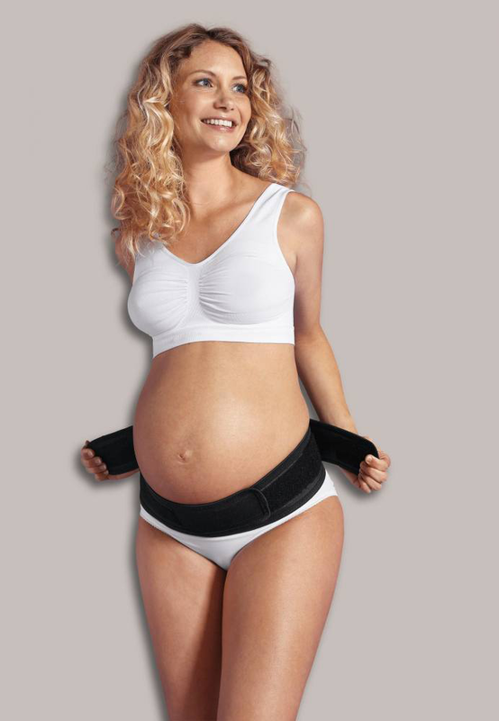 Carriwell maternity velcro support belt s/m - black, , medium-null