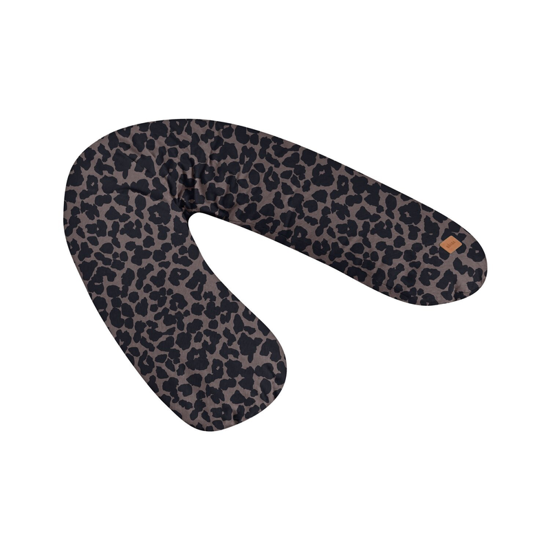 Beaba big flopsy nursing pillow - jersey leopard, , medium-null