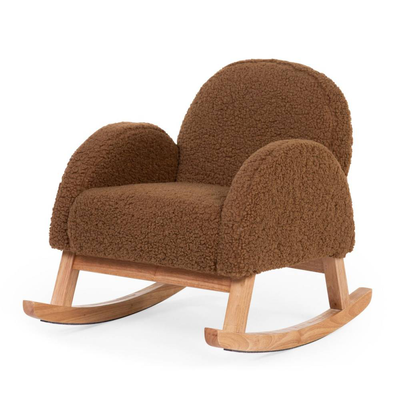 Childhome kids rocking chair - teddy/brown natural, , medium