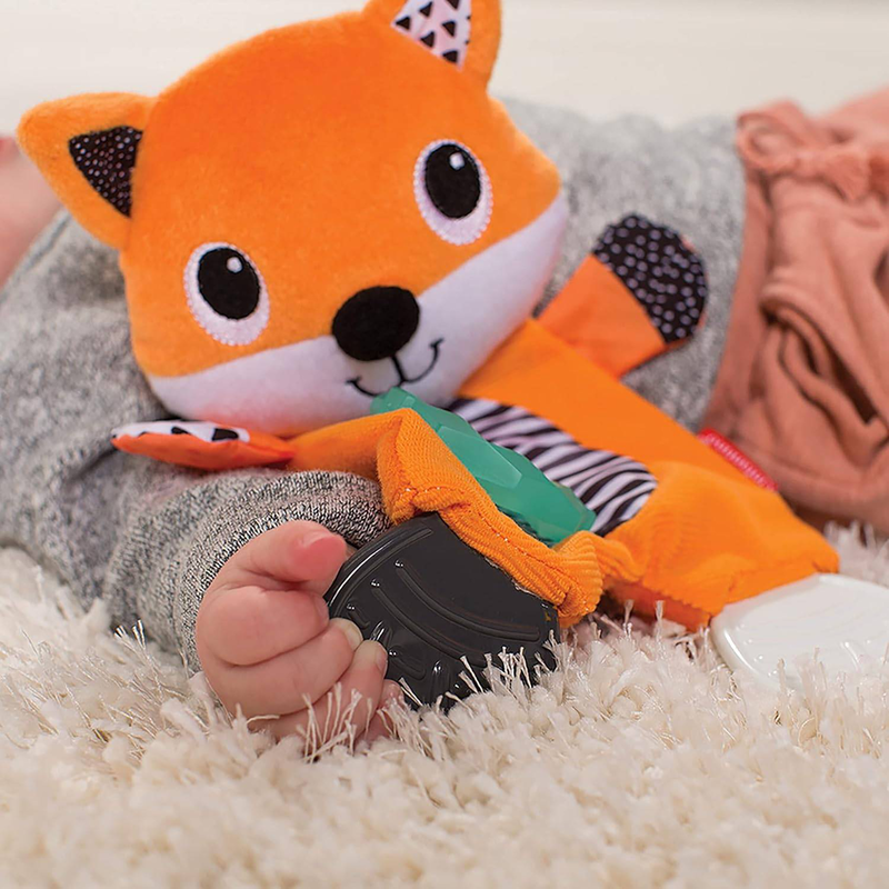 Infantino cuddly teether - fox, , medium-null