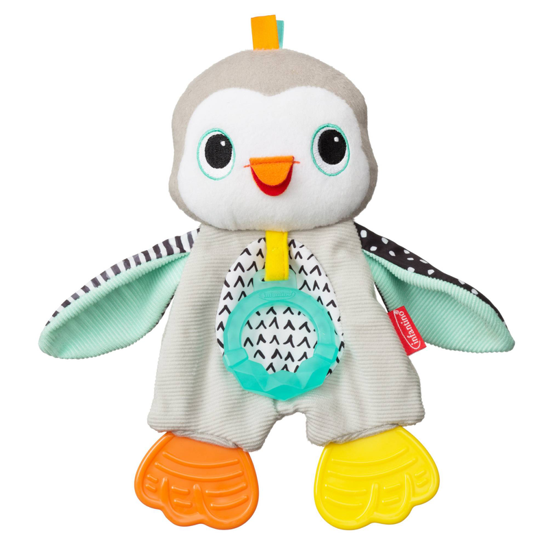 Infantino cuddly teether - penguin, , medium-null
