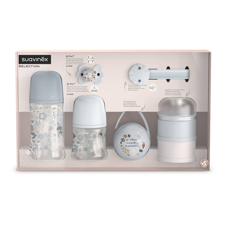Suavinex wonderland welcome baby set - blue, , medium-null