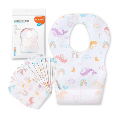 Babyono disposable bibs 10 pcs, , medium