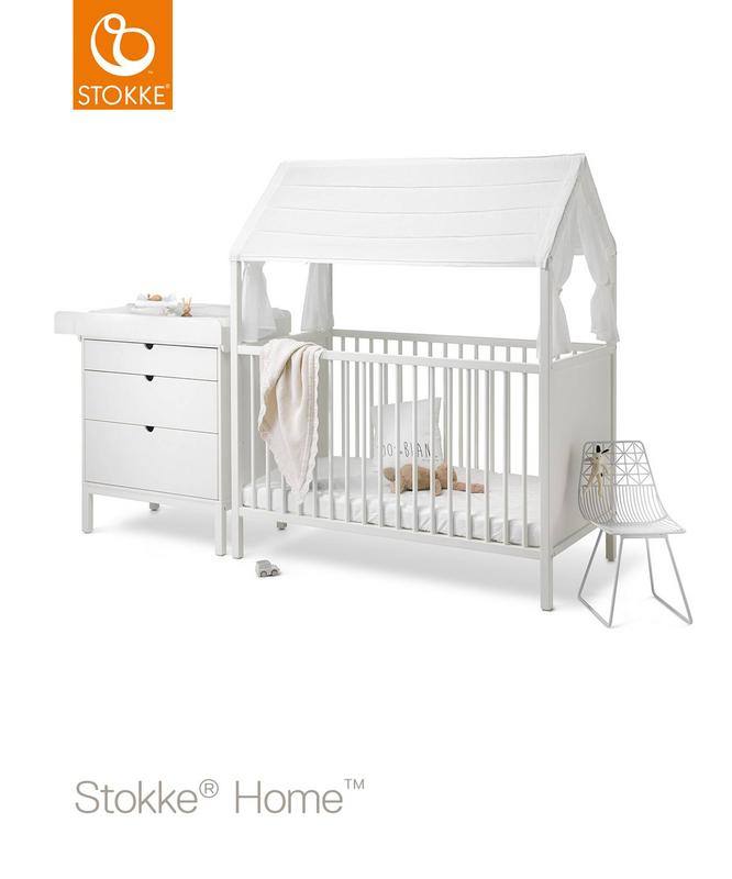 Stokke home bed roof - white, , medium-null