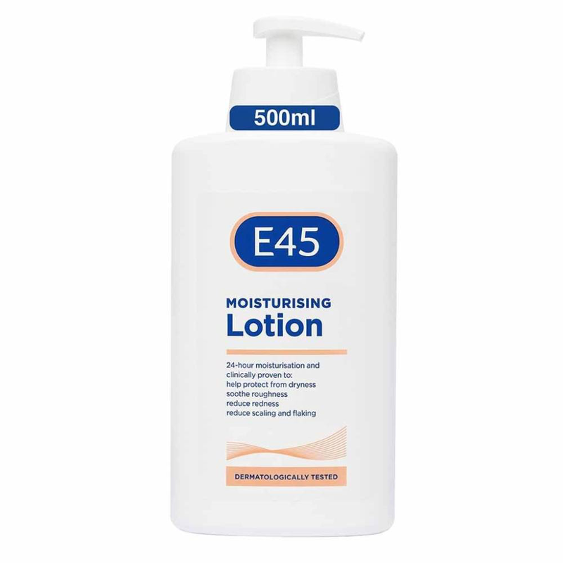 E45 moisturising lotion 500 ml, , medium-null