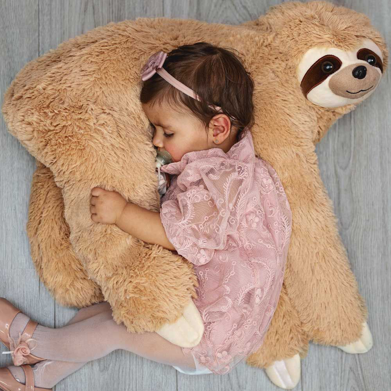 Lifesize sloth pillow 90cm, , medium-null