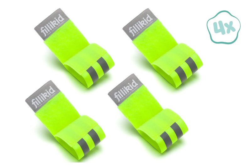 Fillikid reflector strap 4pc - neon, , medium-null