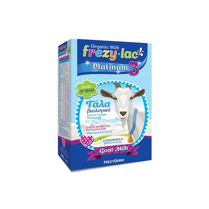 Frezylac organic platinum 3 goat, milk, 400g x 10m+, , medium-null