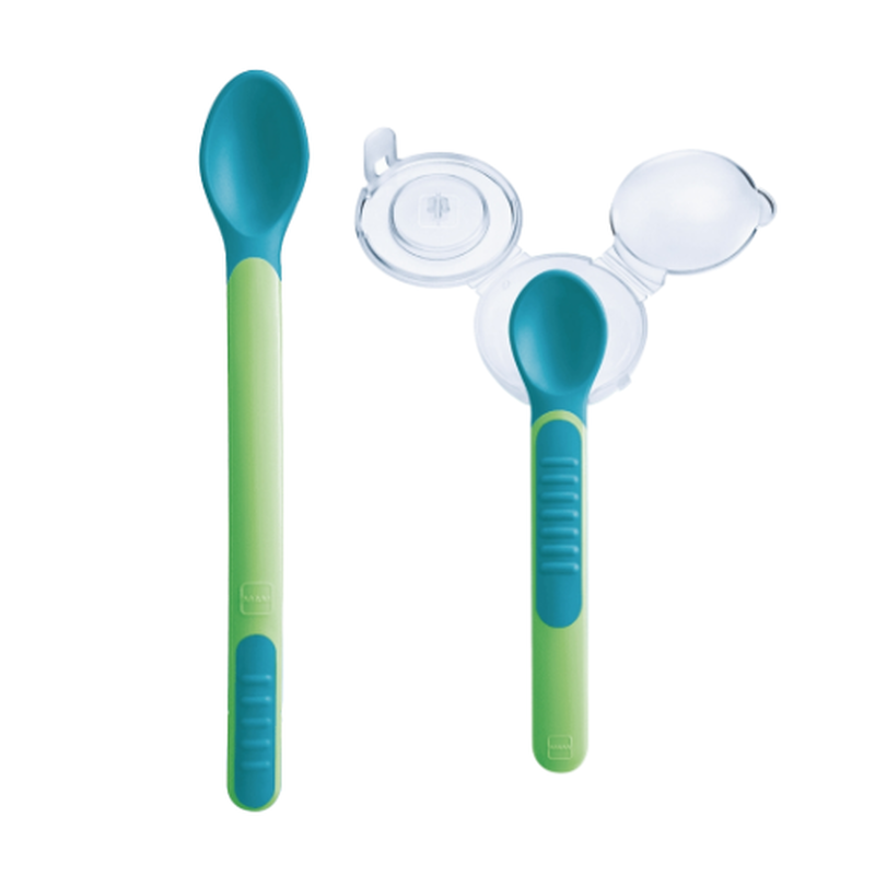 Mam feeding spoon and cover (heat sensitive) (6m+)-null