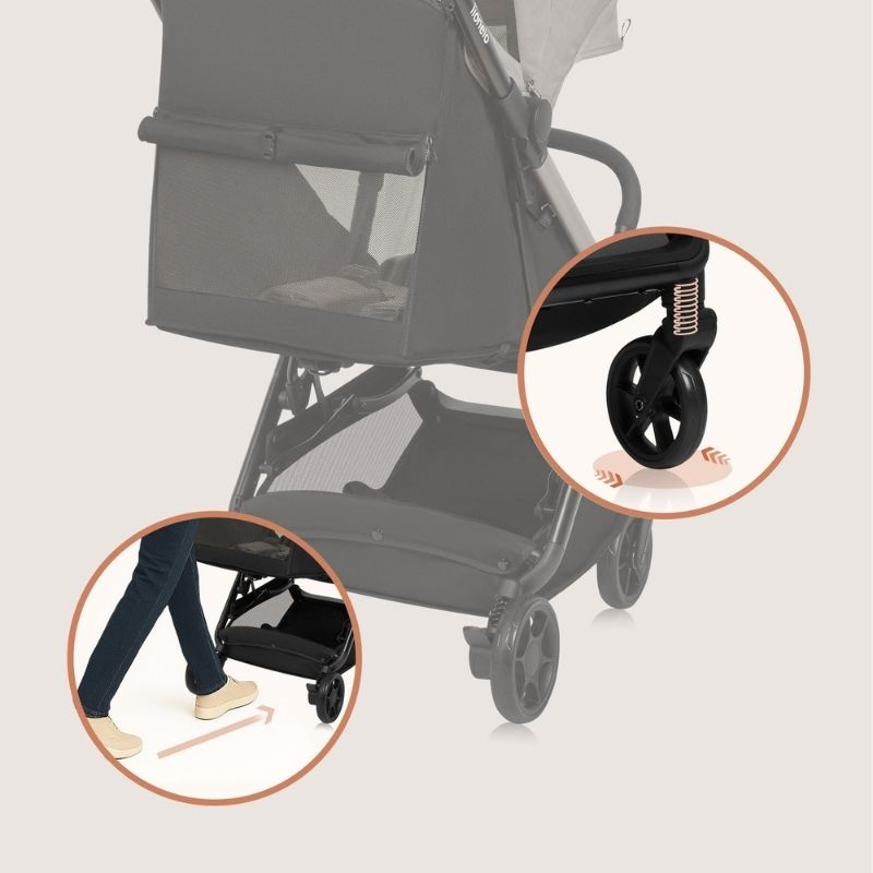 Julie Air beige sand stroller, , medium-null