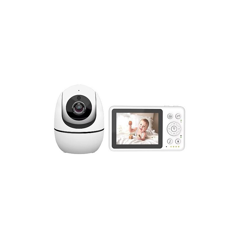 Bonoch portable baby monitor 3.2'' and pt camera with audio - bbm12 - portable baby monitor 3.2'' and pt camera with audio, , medium-null