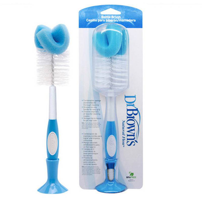 Dr. Brown's natural flow bottle brush blue, , medium
