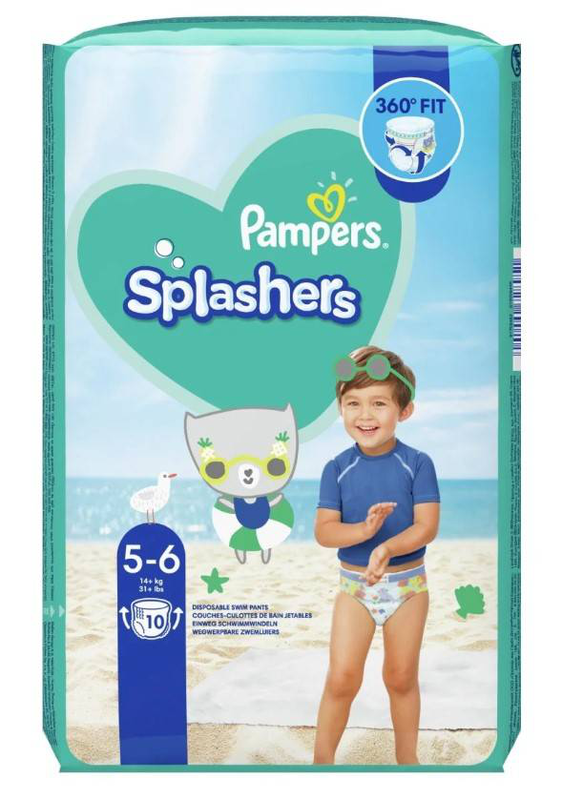 Pampers splasher no5-6(14+), pants, 10-null
