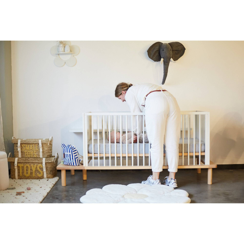 Childhome evo bed cot 70x140 - natural/white, , medium-null