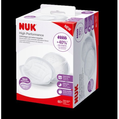 Nuk breast pads high performance, 60pcs, , medium