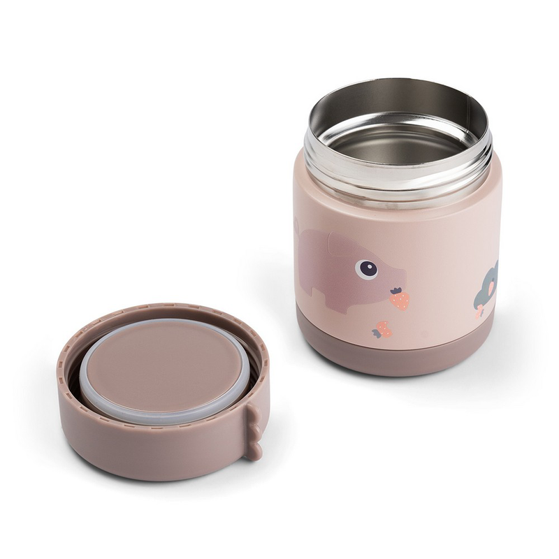 Done by deer thermo food jar 300ml tiny farm - powder, , medium-null