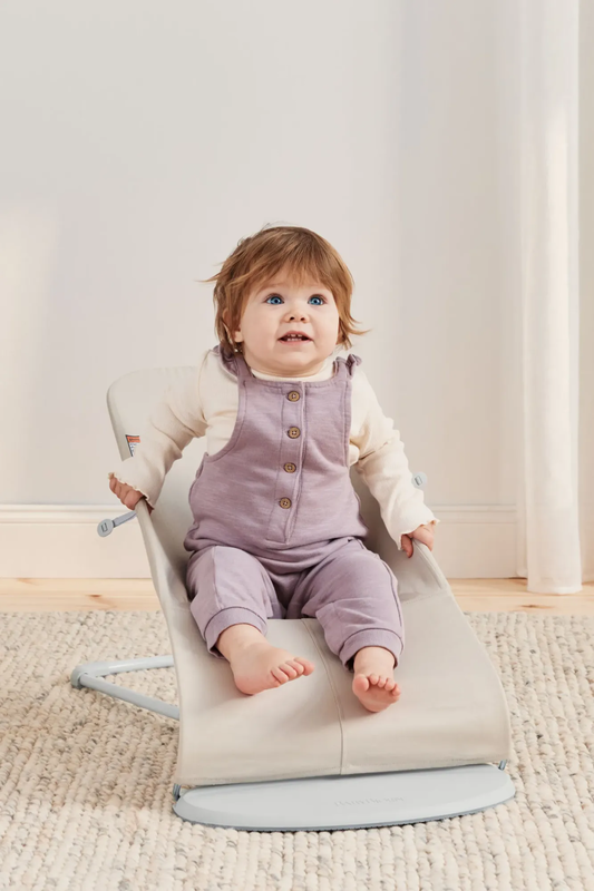 Babybjorn bouncer - bliss 3d jersey light beige, , medium-null