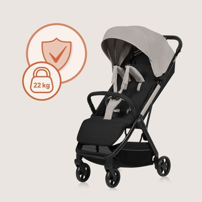 Julie Air beige sand stroller, , medium-null