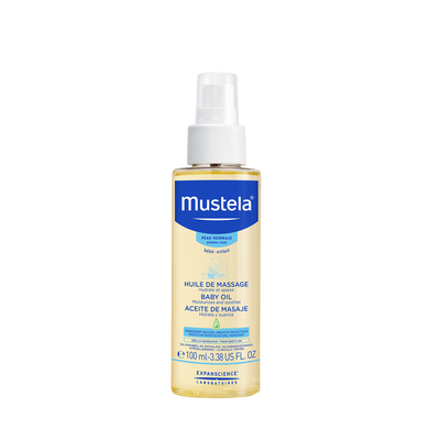 Mustela massage baby 100ml oil, , medium
