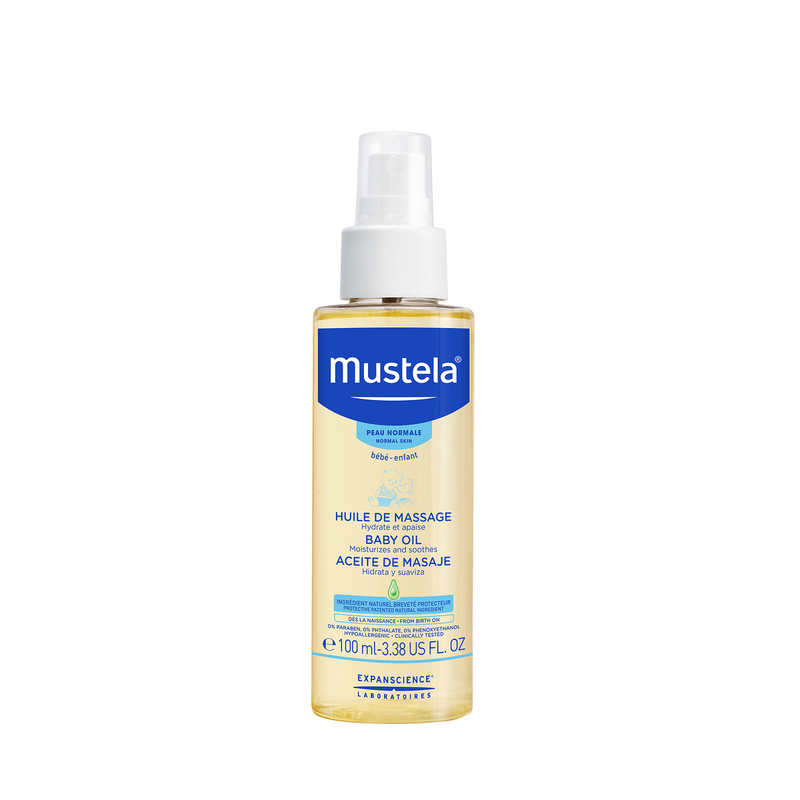 Mustela massage baby 100ml oil, , medium-null