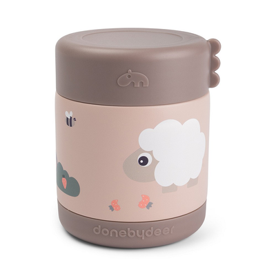 Done by deer thermo food jar 300ml tiny farm - powder, , medium