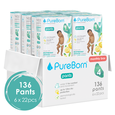 Pureborn monthly nappy pants bundle, , medium