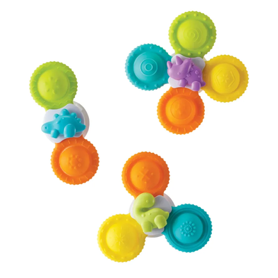Infantino silicone bath pop spinners, , medium