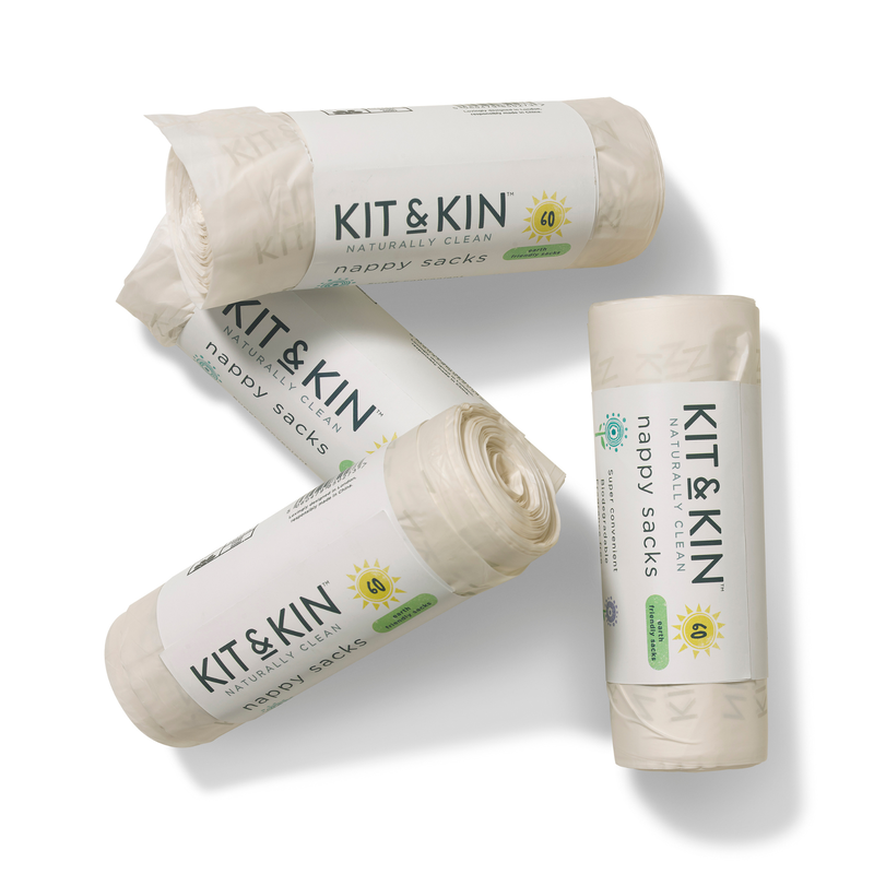 Kit & kin biodegradable nappy sacks-null