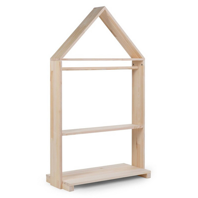 Childhome open house cabinet 80x135 + wheels - natural, , medium