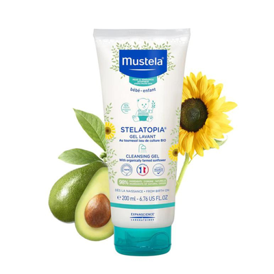 Mustela stelatopia cleansing gel 200ml, , medium