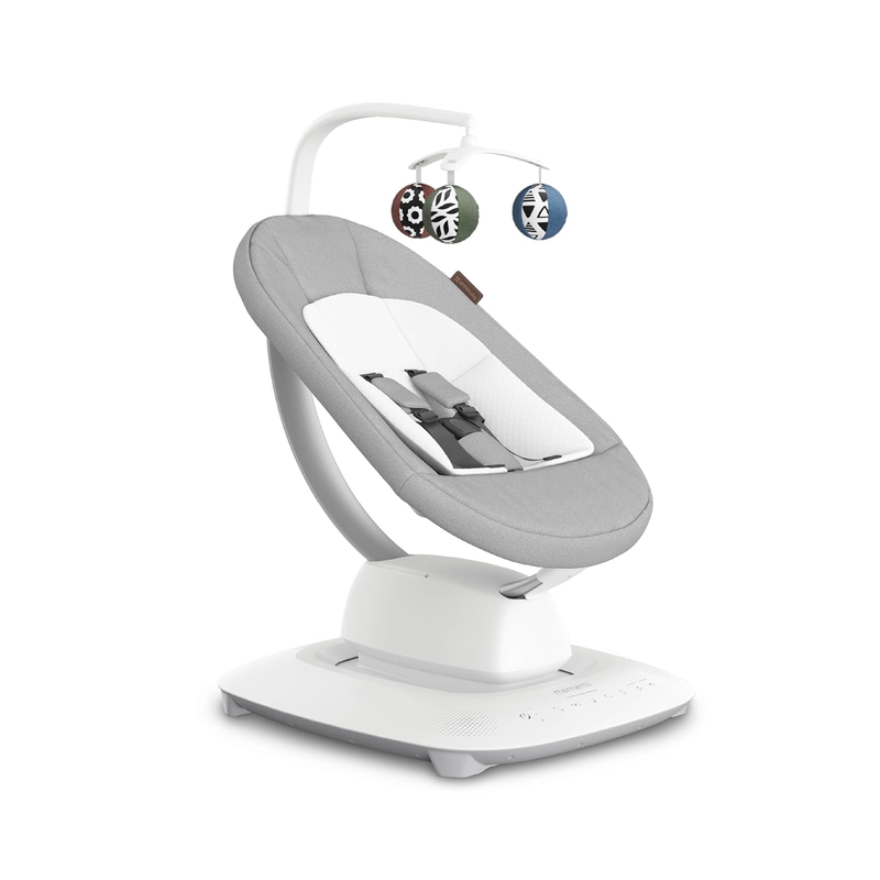 Uppababy mamaroo smart swing - grey melange, , medium-null