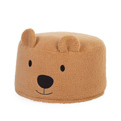 Childhome teddy bear pouf 40cm - teddy beige, , medium